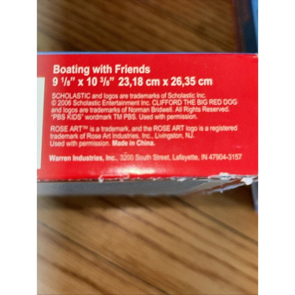 Clifford the Big Red Dog 3 Puzzles 25 Piece Complete‎ Counted Excellent Vtg 2006